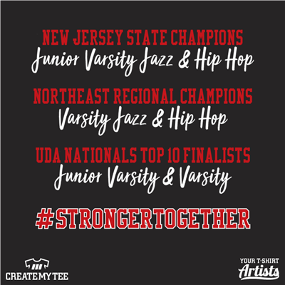 Hunterdon Central Dance Team, Dance, HCDT, Strong Together, Champions