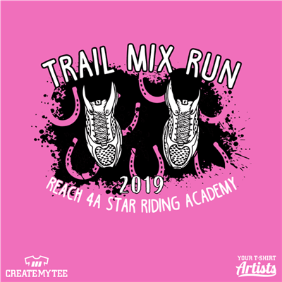 Trail Mix Run, Road Race, Horse Hooves, Horseshoe, Sneakers