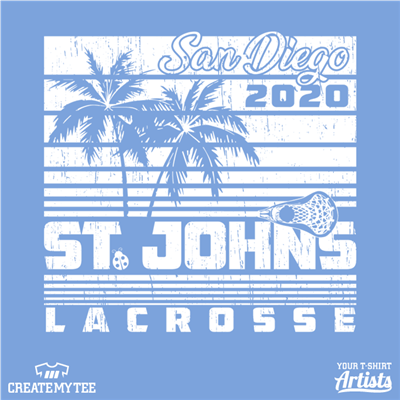 St. John's, Girl's Lacrosse, Lacrosse, San Diego, Palm, Palm Trees, 2020
