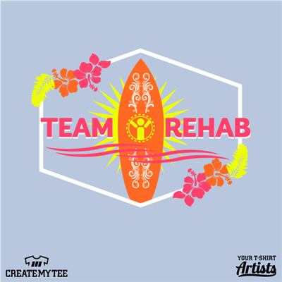 Team Rehab, Southgate, Summer Vibes, Surfboard, Hawaii, flowers