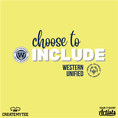Walled Lake Western, Western Unified, Choose to Include, Special Olympics, Play Unified
