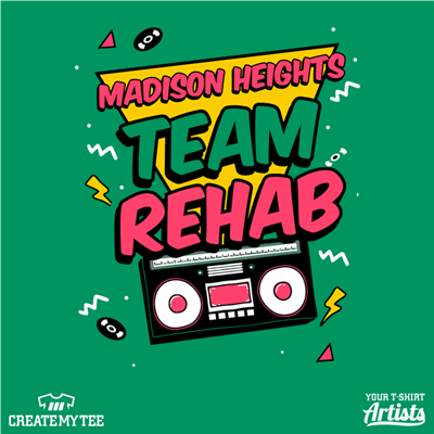 Saved by the Bell TR Madison Heights Memphis print 90s