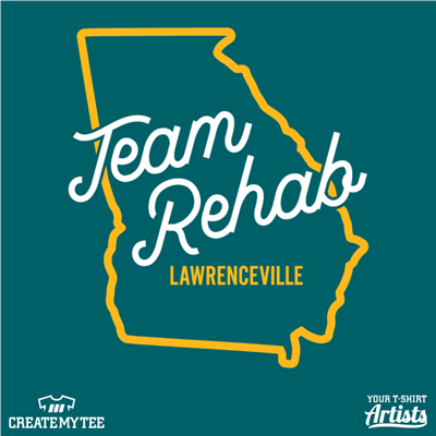 Team Rehab, Lawrenceville, Team Rehab Lawrenceville, Georgia, 2024, Front