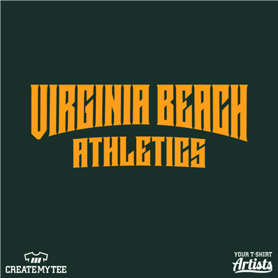 VB Athletics, Virginia Beach, Virginia Beach Athletics, Fall Brawl, Skull, 2024, Front