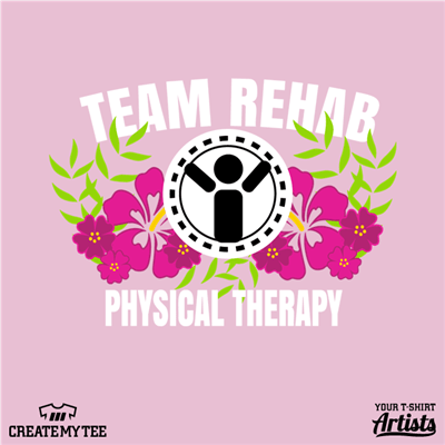 Team Rehab, Tropical, Hawaii, flowers, leaves