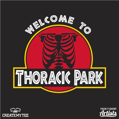 Team Rehab Welcome to Thoracic Park Jurassic Park Front