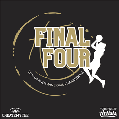Brandywine, Brandywine Bobcats, Basketball, Bobcats, Final Four, 2025, Front