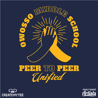 Owosso Middle School, Owosso, Peer to Peer, Unified, Choose to Include, 2025, Front