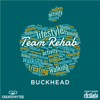 Team Rehab Landing Page Design 2 Apple Word Cloud Fitness