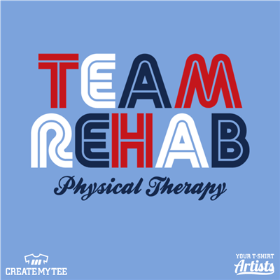 Team Rehab Spring Design Retro American
