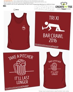 sorority bar crawl shirts