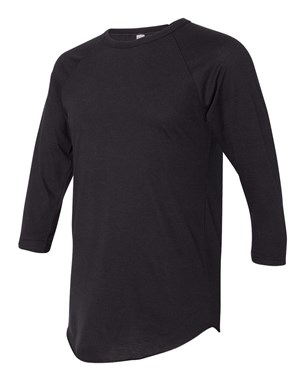 American Apparel Poly-Cotton 3/4-Sleeve Raglan T-Shirt