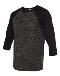 Canvas 3/4 Sleeve Baseball T-Shirt