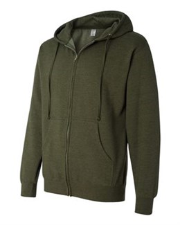 Independent Trading Company Midweight Full-Zip Hoodie (SS4500Z)
