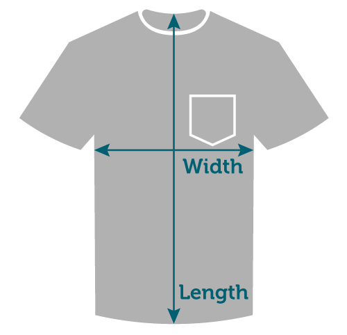 Gildan Heavy Cotton Pocket T-Shirt (5300) Sizing Guide | CreateMyTee