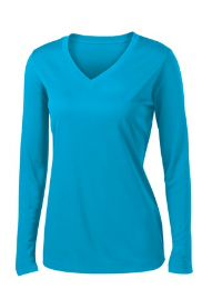 Sport-Tek Ladies' Competitor Long-Sleeve V-Neck T-Shirt