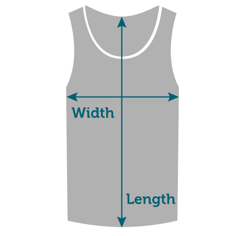 Next Level Ladies' Ideal Racerback Tank Top (1533) Sizing Guide