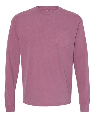 Comfort Colors Long-Sleeve Pocket T-Shirt
